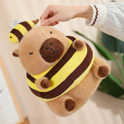 Baby Capybara Animal Dress-up Plushie Collection