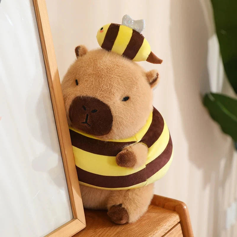 Baby Capybara Animal Dress-up Plushie Collection