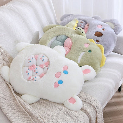 Bag of Koala Dino Bunny Panda Plushie Collection