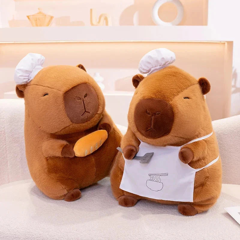 Baker and Chef Capybara Plush Collection