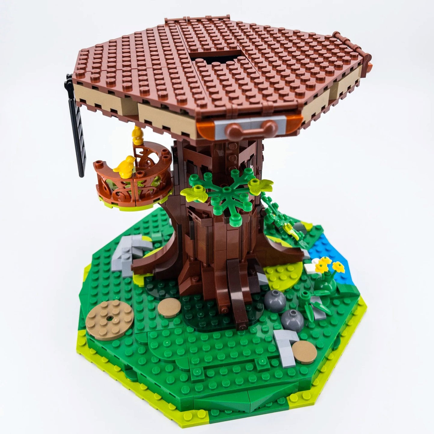 Barneys Secret Hideout Tree House Building Blocks LED Light