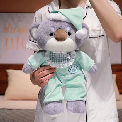 Bedtime Fox Koala Dog Pajama Party Plushies