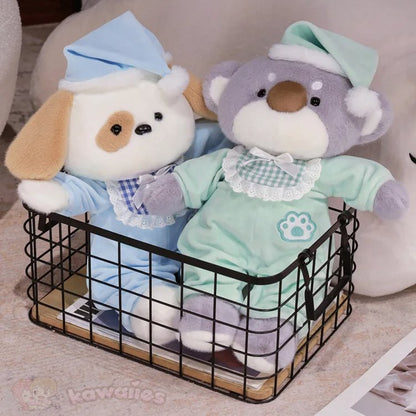 Bedtime Fox Koala Dog Pajama Party Plushies