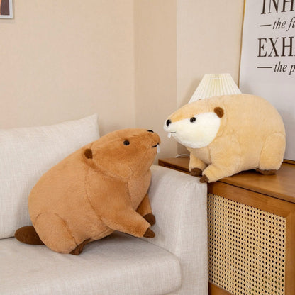 Billy & Willy the Fluffy Brown Beaver Plushie