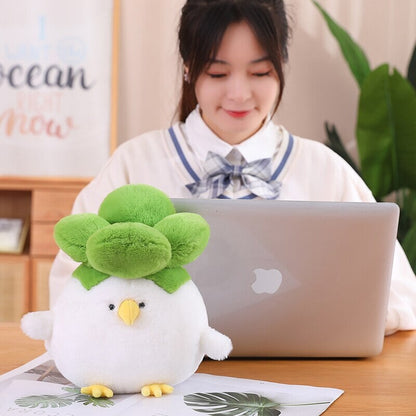 Birdie the Bok Choy Chicken Plushie
