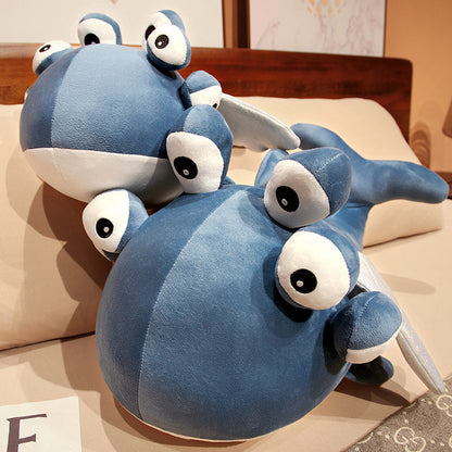 Blue Alien Whale with Wings Plushie