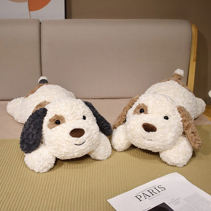 Alice & Georgina the Laying Spotty Dog Plushies