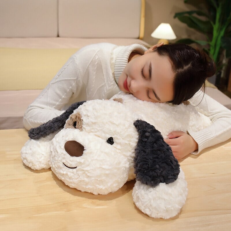 Alice & Georgina the Laying Spotty Dog Plushies