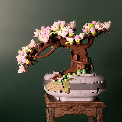 Bonsai Plant Pots Nano Building Set