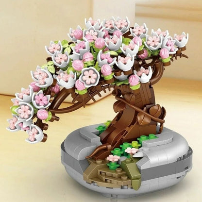 Bonsai Plant Pots Nano Building Set