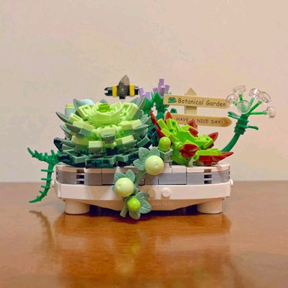 Bonsai Plant Pots Nano Building Set