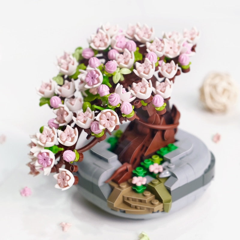 Bonsai Plant Pots Nano Building Set