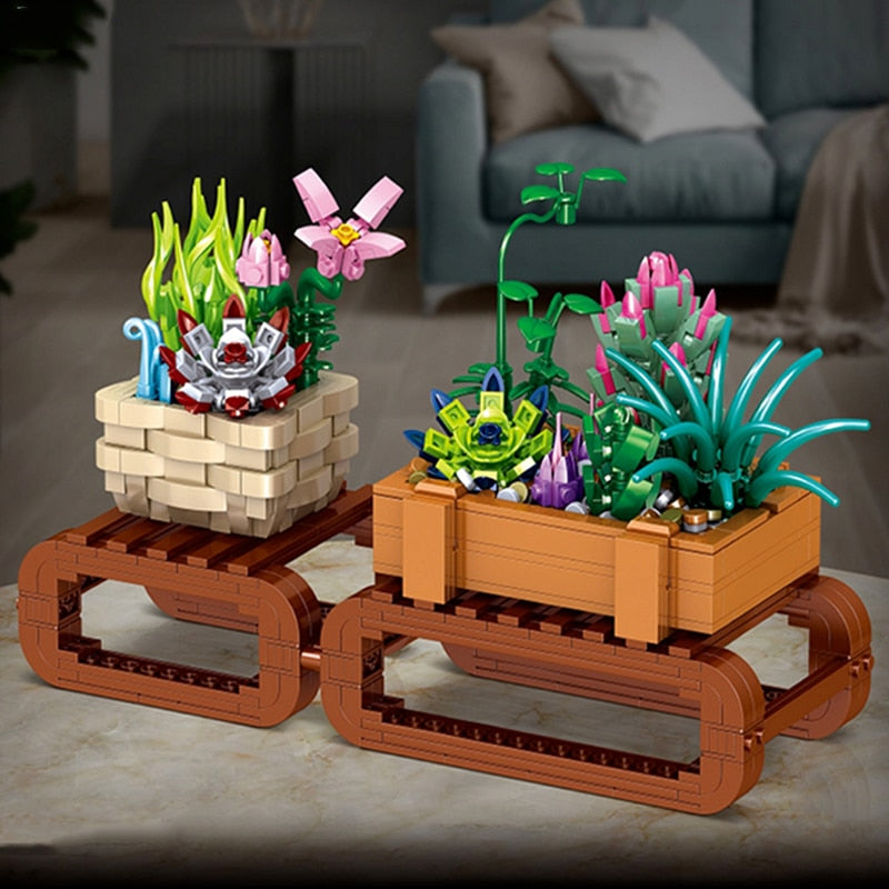 Bonsai Sakura Shrine Scenic Building Nano Sets Collection