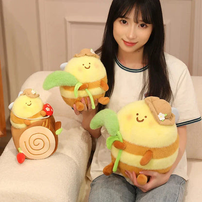 Bramble the Cheerful Bee Plush