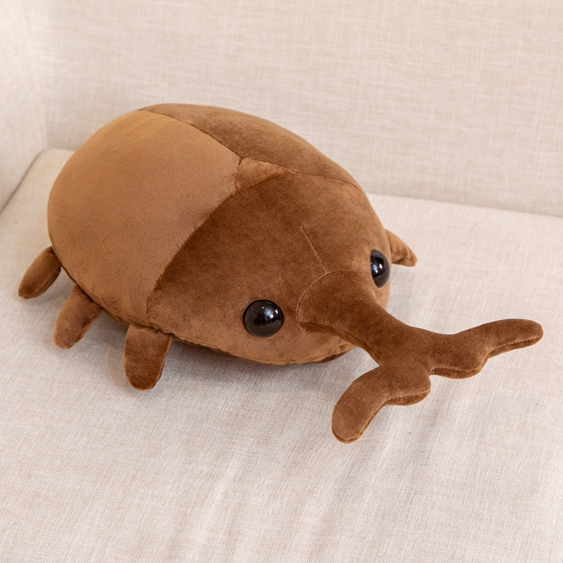 Brown Kawaii Dung Beetles Plushies