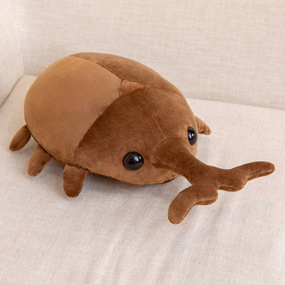 Brown Kawaii Dung Beetles Plushies