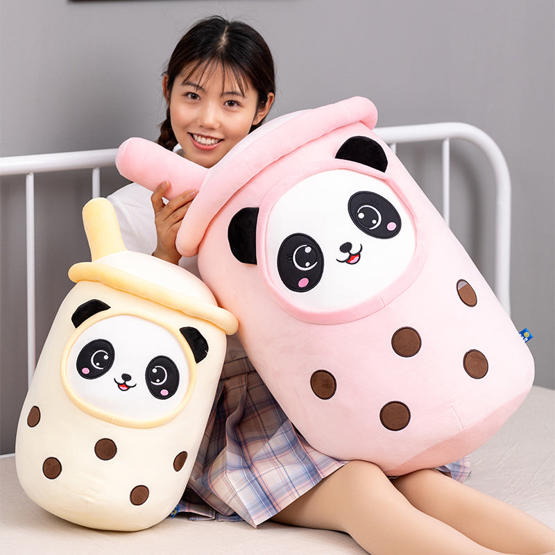 Bubble Tea Panda Family Plushies