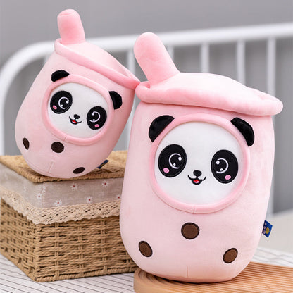 Bubble Tea Panda Family Plushies