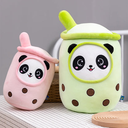 Bubble Tea Panda Family Plushies