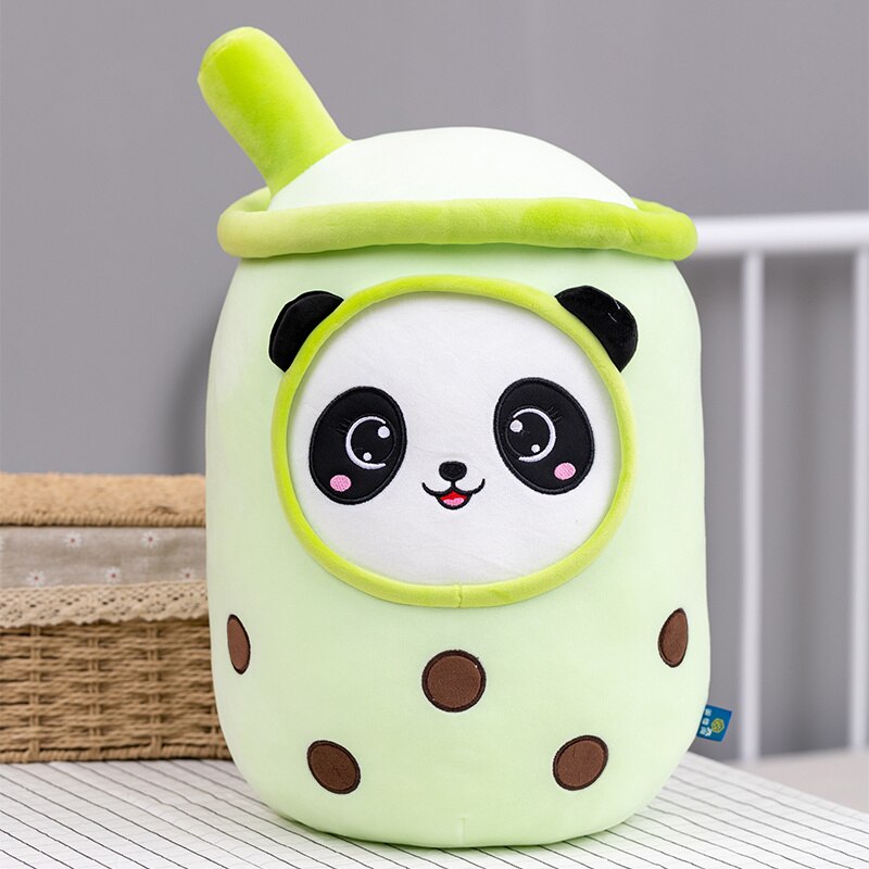 Bubble Tea Panda Family Plushies