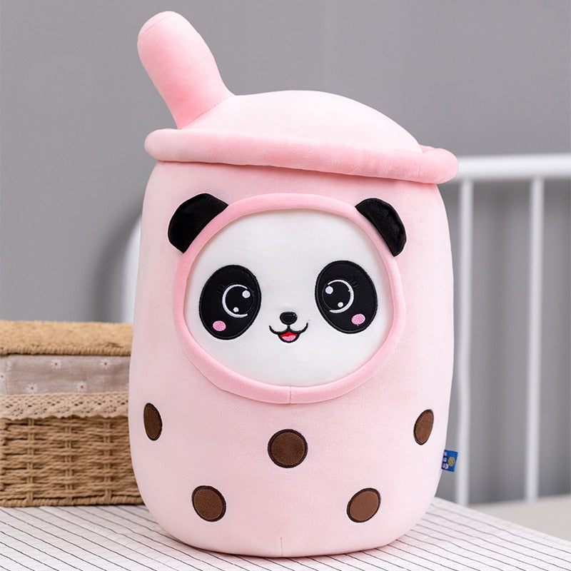 Bubble Tea Panda Family Plushies