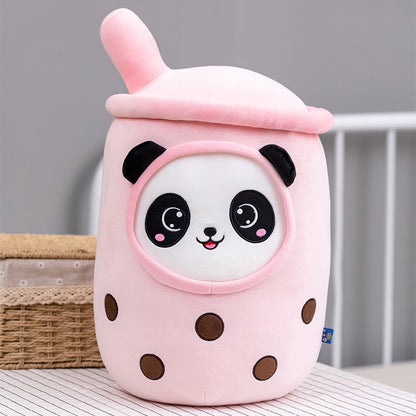 Bubble Tea Panda Family Plushies