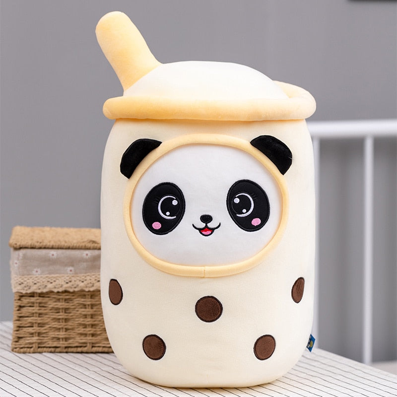 Bubble Tea Panda Family Plushies
