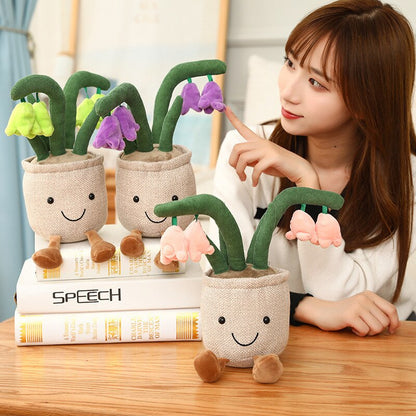 Fuzzy Fella Flower Pot Plush