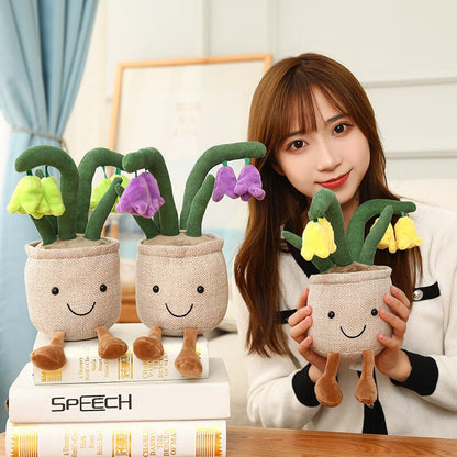 Fuzzy Fella Flower Pot Plush
