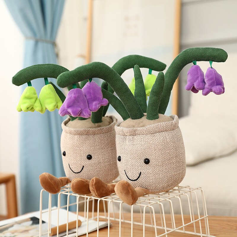 Fuzzy Fella Flower Pot Plush