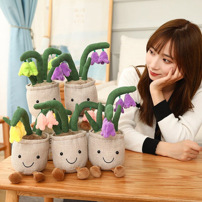 Fuzzy Fella Flower Pot Plush
