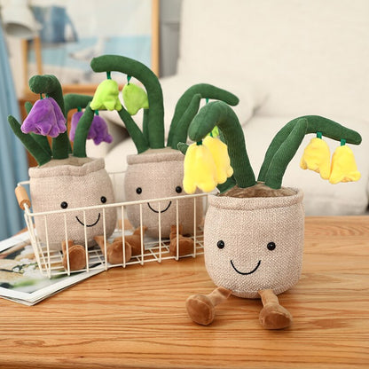 Fuzzy Fella Flower Pot Plush