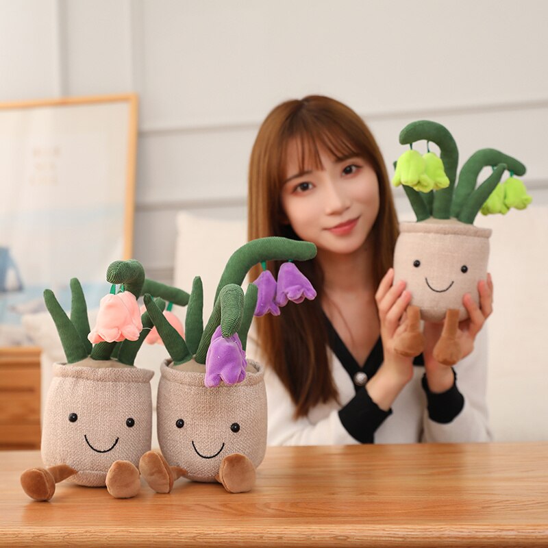 Fuzzy Fella Flower Pot Plush