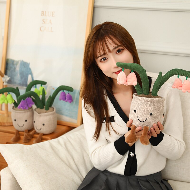 Fuzzy Fella Flower Pot Plush