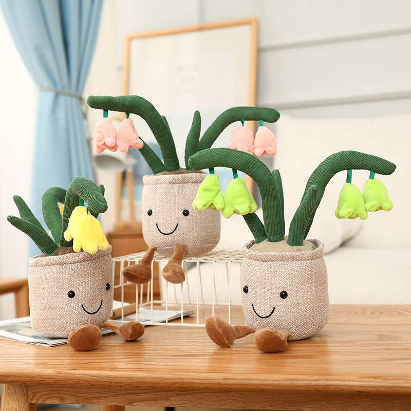 Fuzzy Fella Flower Pot Plush