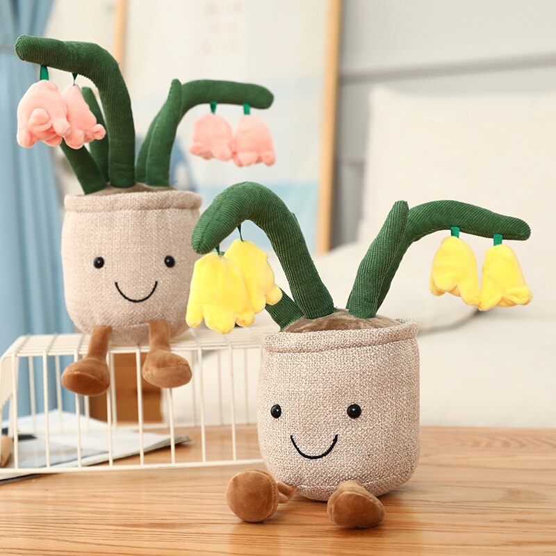 Fuzzy Fella Flower Pot Plush