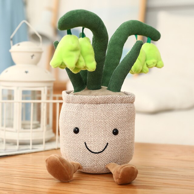 Fuzzy Fella Flower Pot Plush