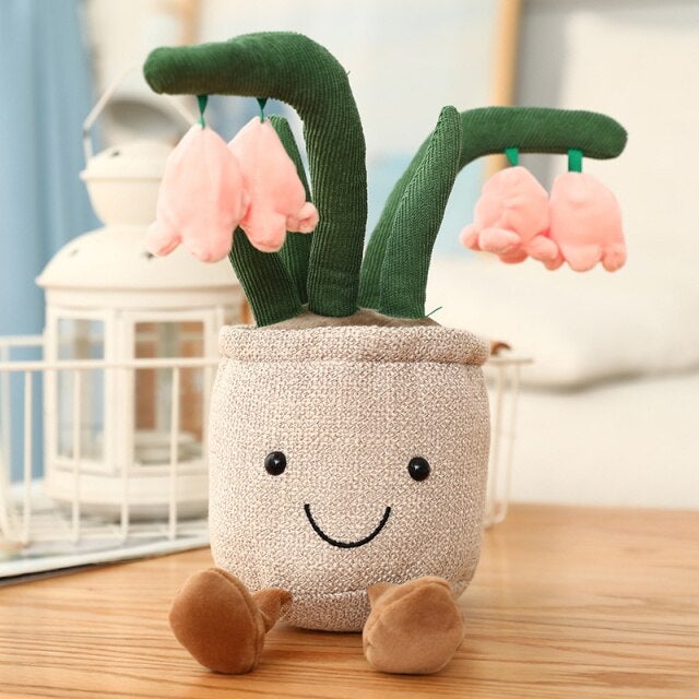 Fuzzy Fella Flower Pot Plush