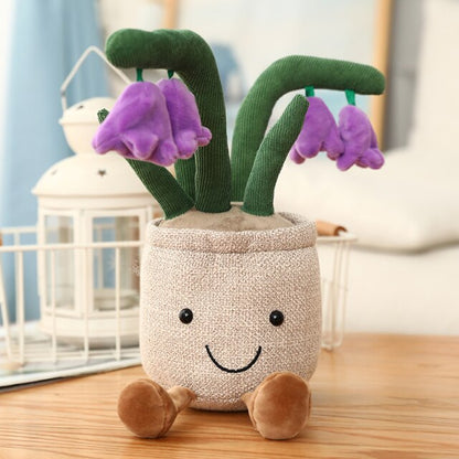Fuzzy Fella Flower Pot Plush