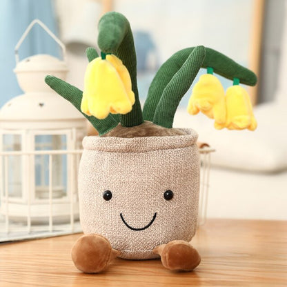 Fuzzy Fella Flower Pot Plush