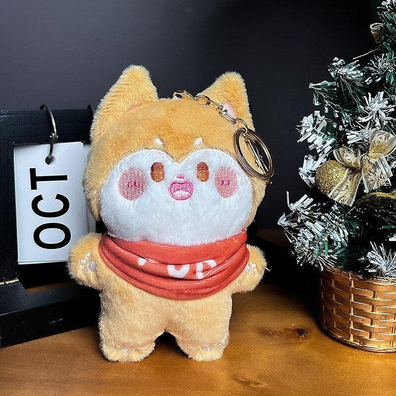 Bulldog Sirius Buddies Plush Matching Keyring