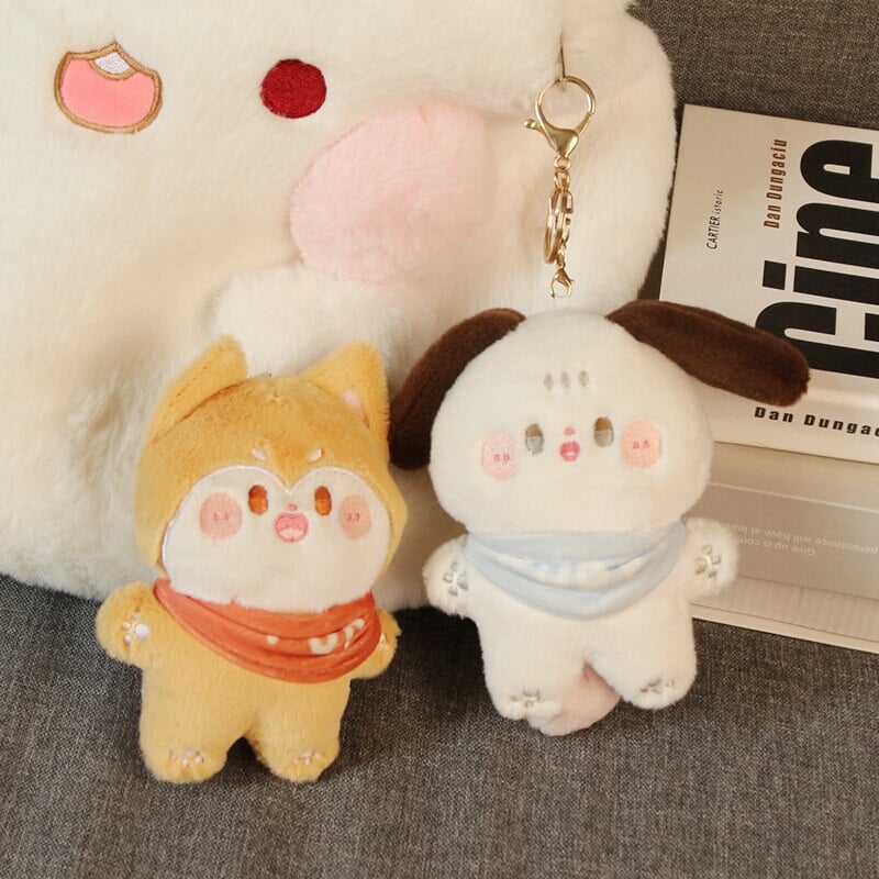 Bulldog Sirius Buddies Plush Matching Keyring