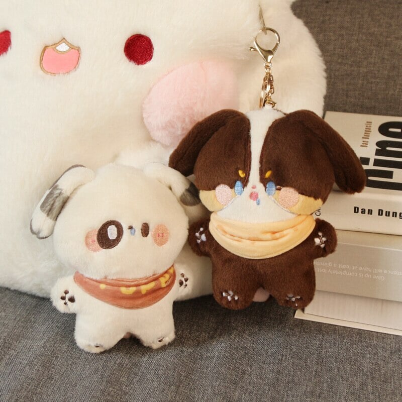 Bulldog Sirius Buddies Plush Matching Keyring