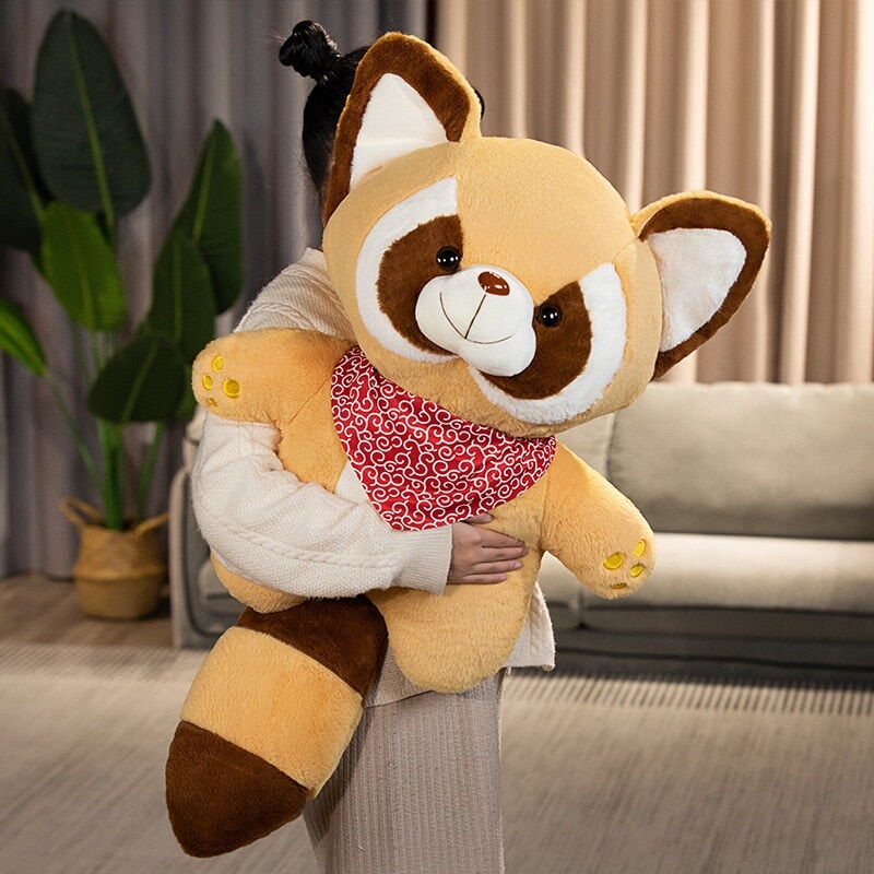 Bushy and Buster the Raccoon Plushies