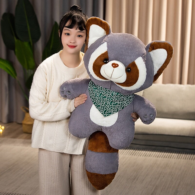 Bushy and Buster the Raccoon Plushies