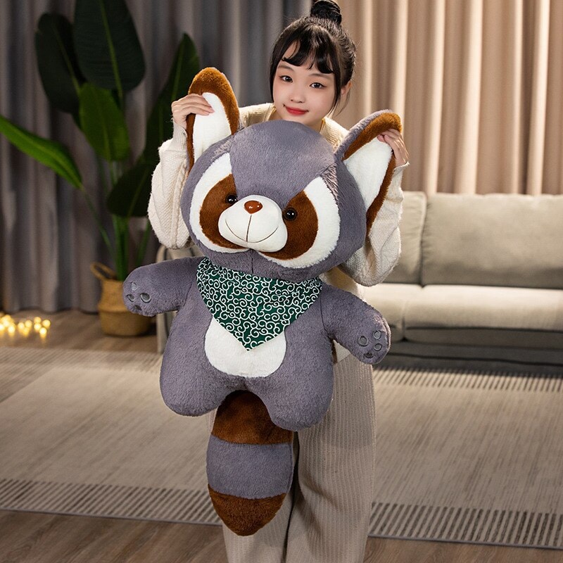 Bushy and Buster the Raccoon Plushies