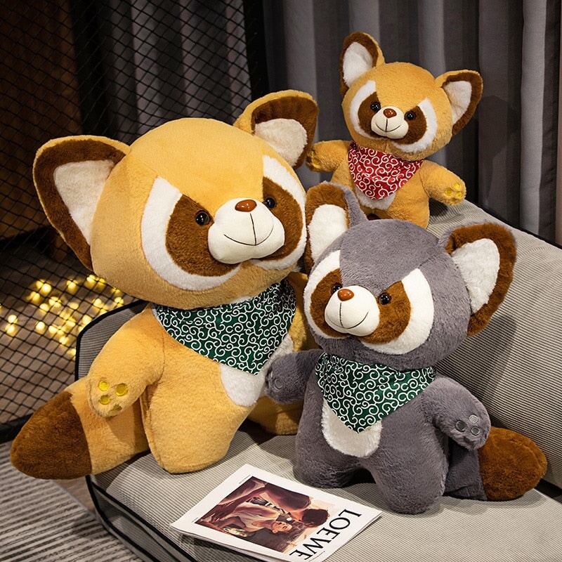 Bushy and Buster the Raccoon Plushies