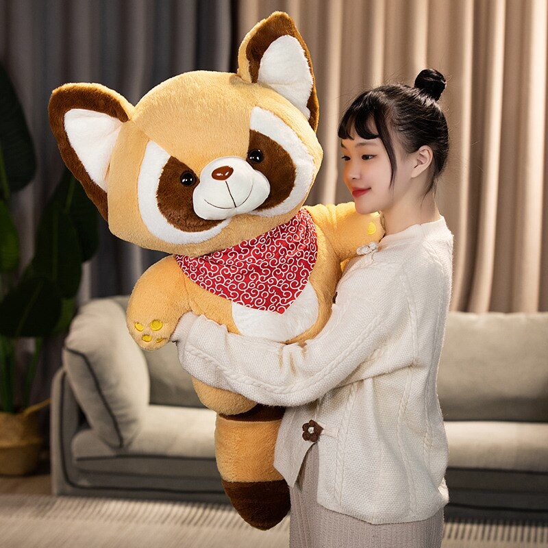 Bushy and Buster the Raccoon Plushies