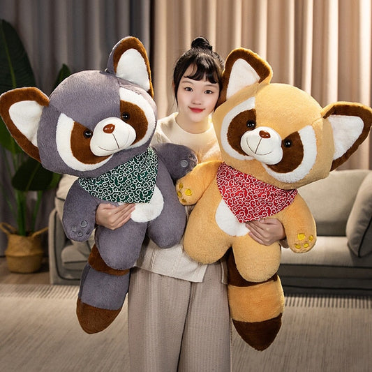 Bushy and Buster the Raccoon Plushies