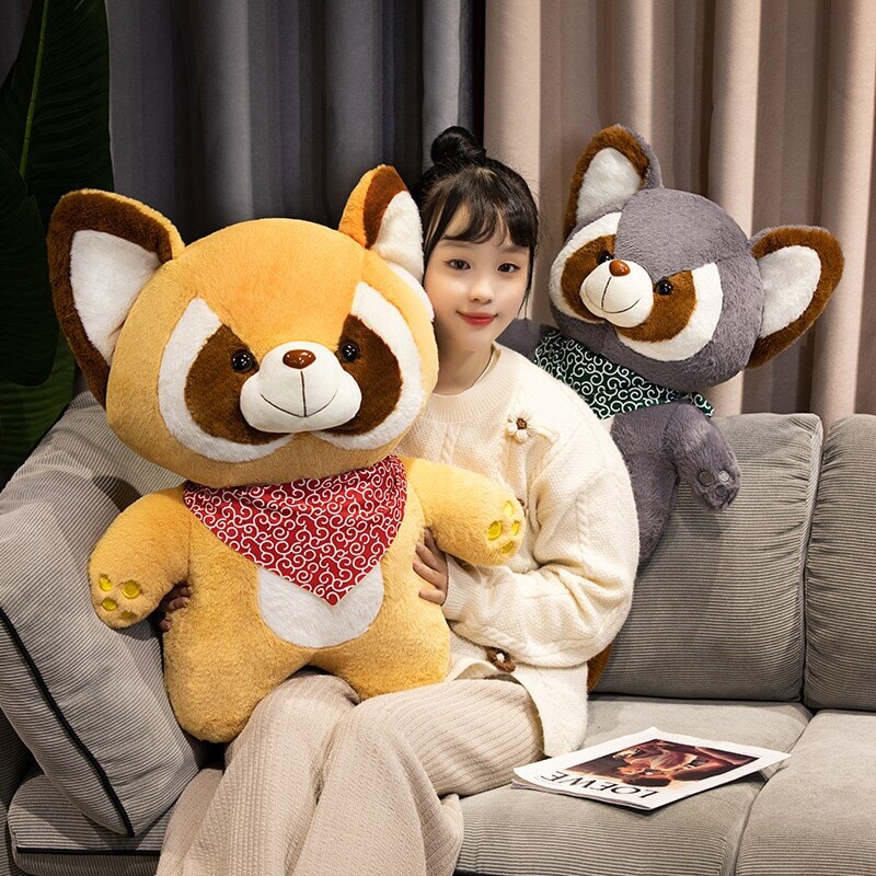 Bushy and Buster the Raccoon Plushies